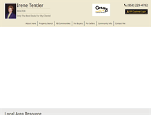 Tablet Screenshot of irenetentler.com